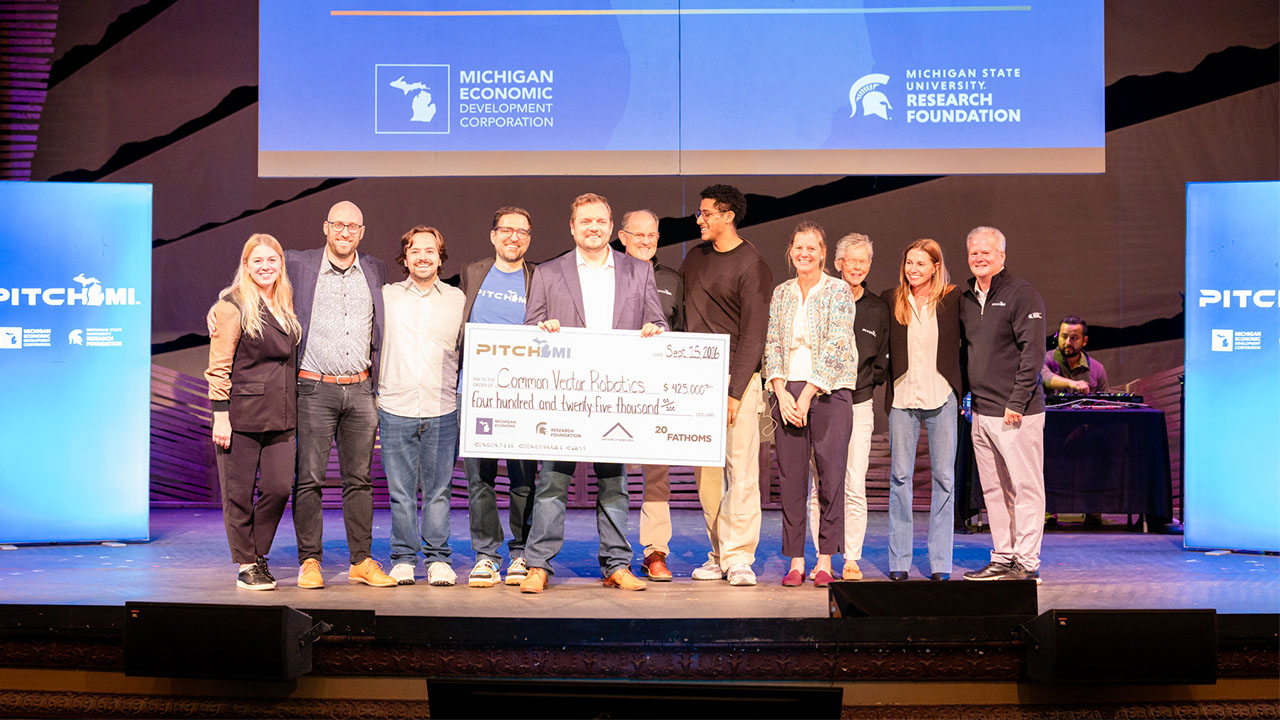Common Vector Robotics Wins $425,000 at Grand Rapids PitchMI Semifinal